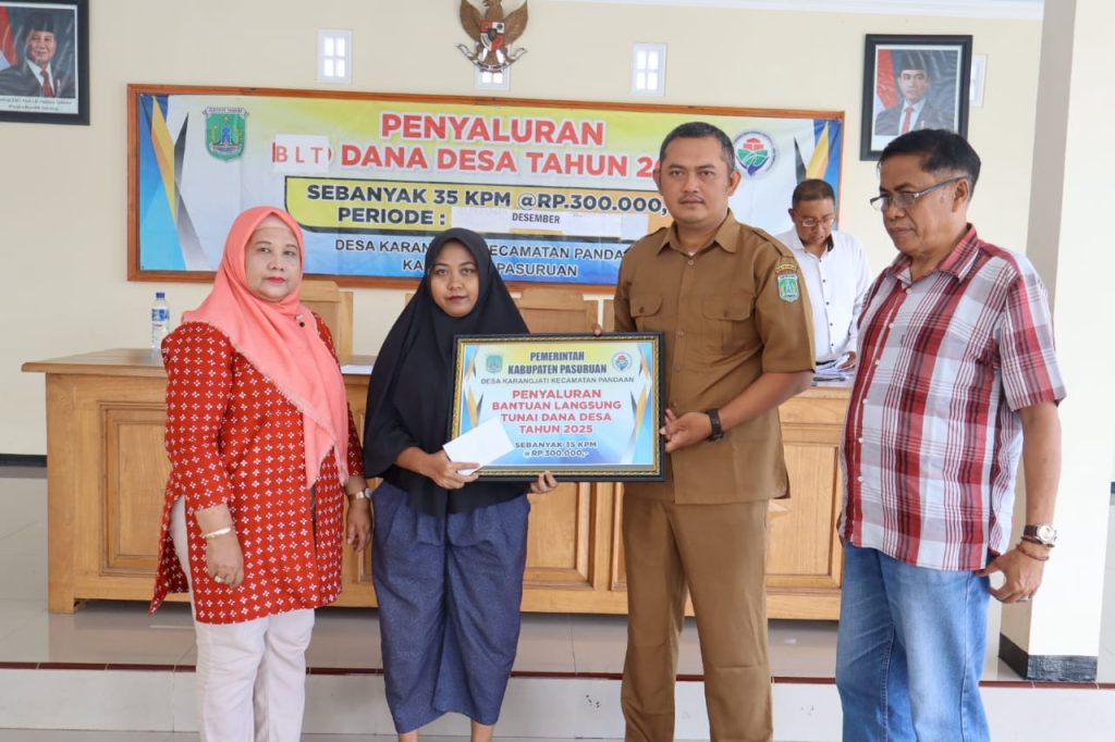 Pemerintah Desa Karangjati Salurkan BLT Dana Desa Bulan Desember kepada 35 KPM