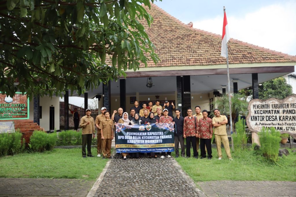 Desa Karangjati Terima Kunjungan BPD Desa Belik Kecamatan Trawas Kabupaten Mojokerto, Bahas Peningkatan Kapasitas dan Studi Tiru BUMDes