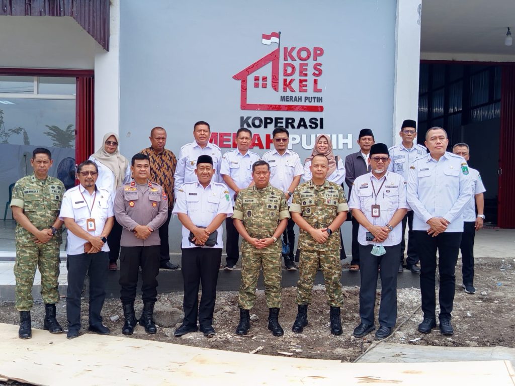 Vicon Danrem 083/Bdj Bersama Dandim dan Forkopimda Digelar di KDKMP Desa Karangjati