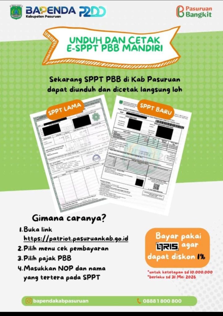 Informasi Pelayanan Pajak: Warga Desa Karangjati Dapat Cek dan Bayar Pajak Secara Mandiri Melalui Portal Patriot