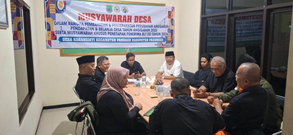 BPD Desa Karangjati Gelar Musdes Khusus Perubahan APBDes Tahun 2026