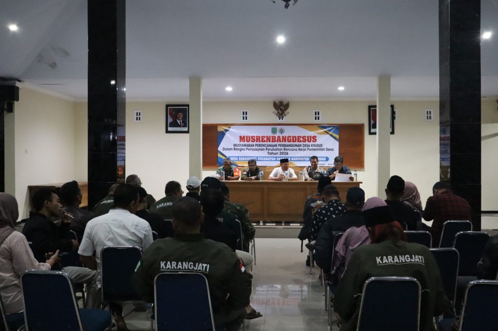 Musrenbangsus Desa Karangjati Bahas Prioritas Anggaran Desa Tahun 2026
