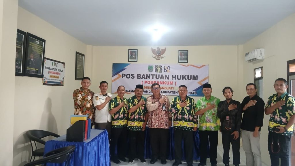 Monitoring dan Evaluasi Posbankum Desa Karangjati oleh Kemenkum RI Kanwil Jawa Timur